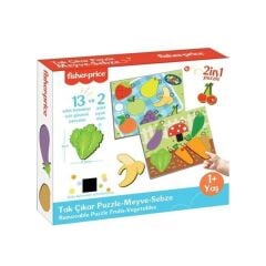 FP2793 FISHER PRICE TAK ÇIKAR PUZZLE MEYVE SEBZE