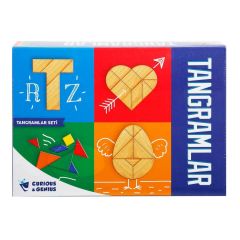 Eğitici Ahşap Tangramlar Seti