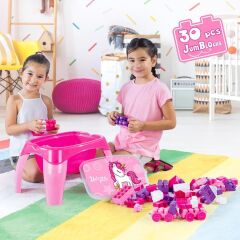 2598 UNICORN AKTIVITE OYUN MASASI 30PCS MEGA BLOK