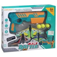 Oyuncak Uçak Ve Top Atan Tabanca