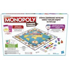 Monopoly Dünya  Turu Aile Kutu Oyunu