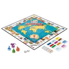 Monopoly Dünya  Turu Aile Kutu Oyunu