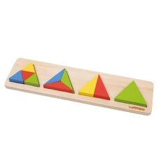 1018-SKC Chiva, Parça Bütün Üçgen - Ahşap