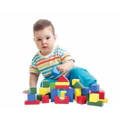 KID-1001 AHŞAP BLOKLAR 40 PARÇA