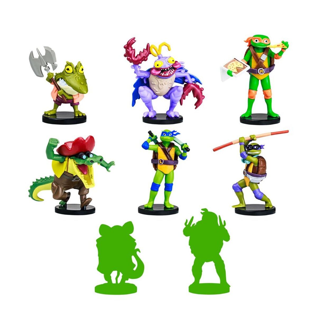 PMI NT2070 Ninja Turtles Toppeez 8li Figür Set Asorti