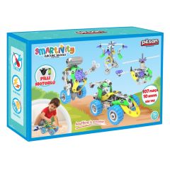 Smartivity Pilli Motorlu Blokları 10 Model 107 Parça