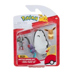 POK 95155-E Pokemon Battle 3lü Figür Seti Asorti