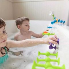 Vakum Molekül 50 Parça Yapı Taşları Fidget Duyusal Eğitici Oyuncak Squigz Lego