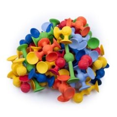 Vakum Molekül 50 Parça Yapı Taşları Fidget Duyusal Eğitici Oyuncak Squigz Lego