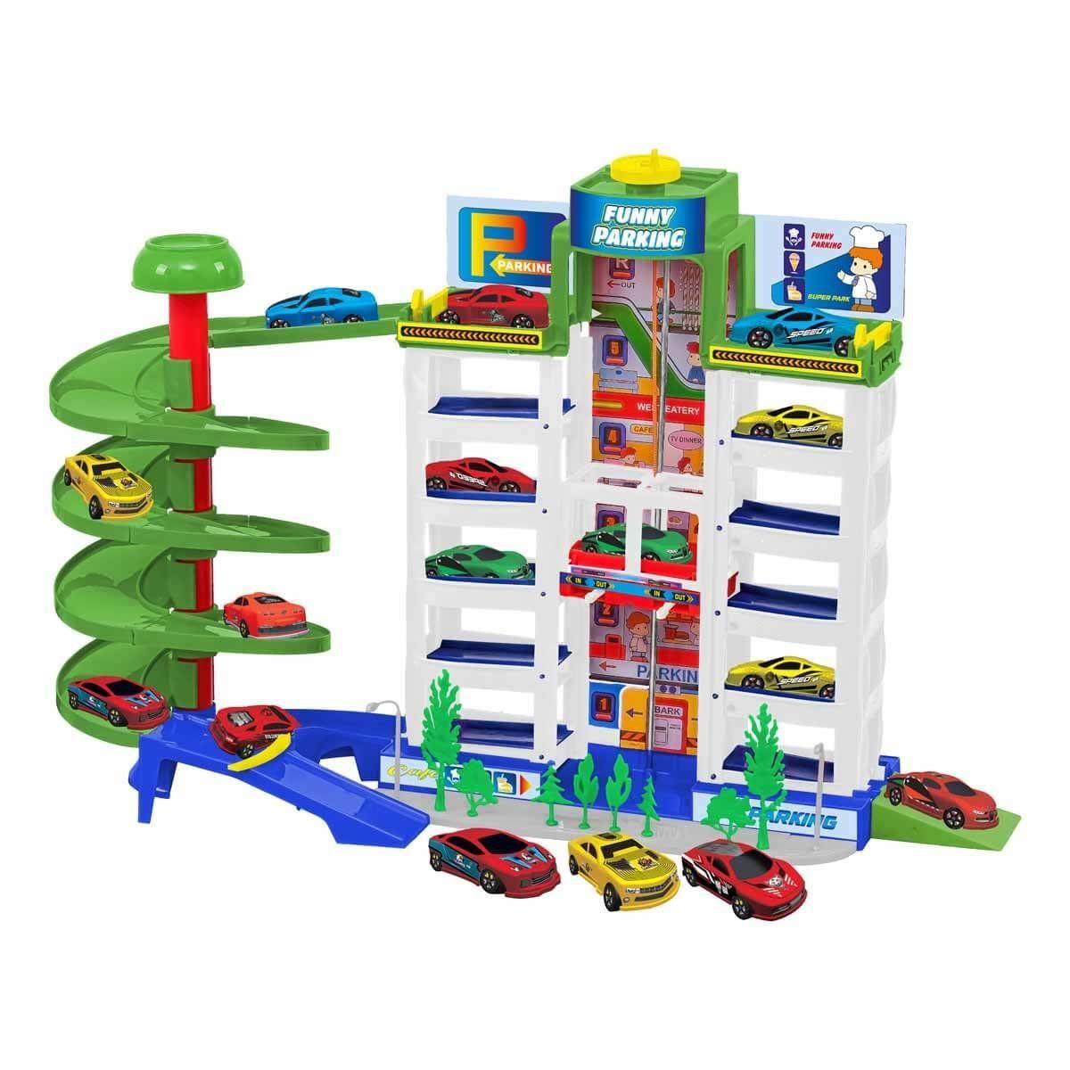 Asansörlü Garaj Seti 3 Araçlı 5 Katlı