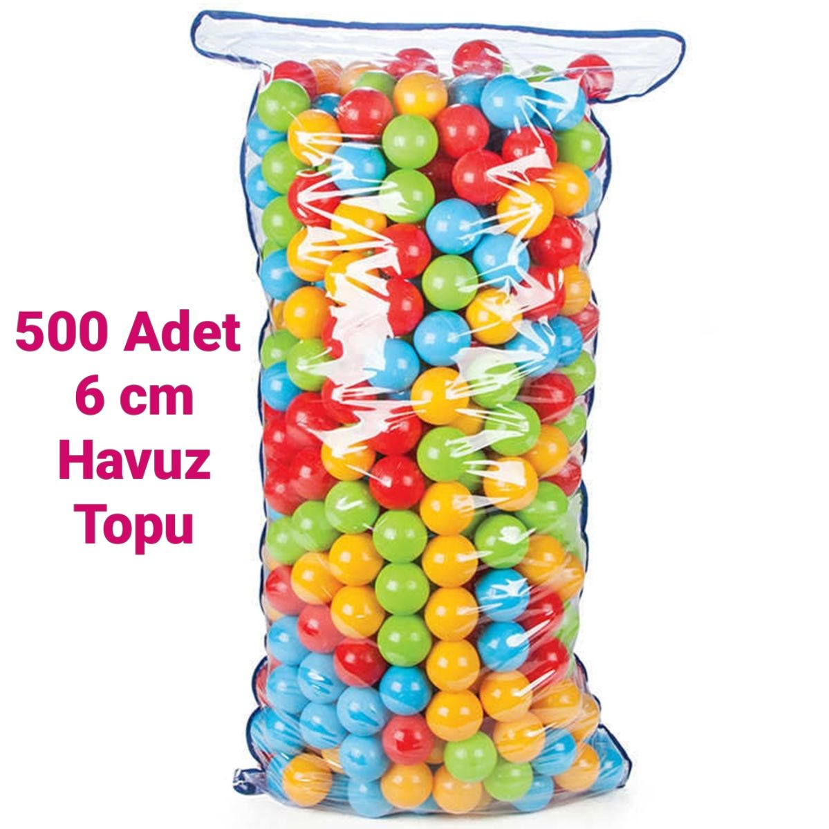 500 Adet 6 cm Havuz Topu