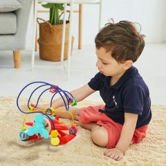 Top Bright Ahşap Pervaneli Ilk Uçağım Boncuklu Koordinasyon Oyunu